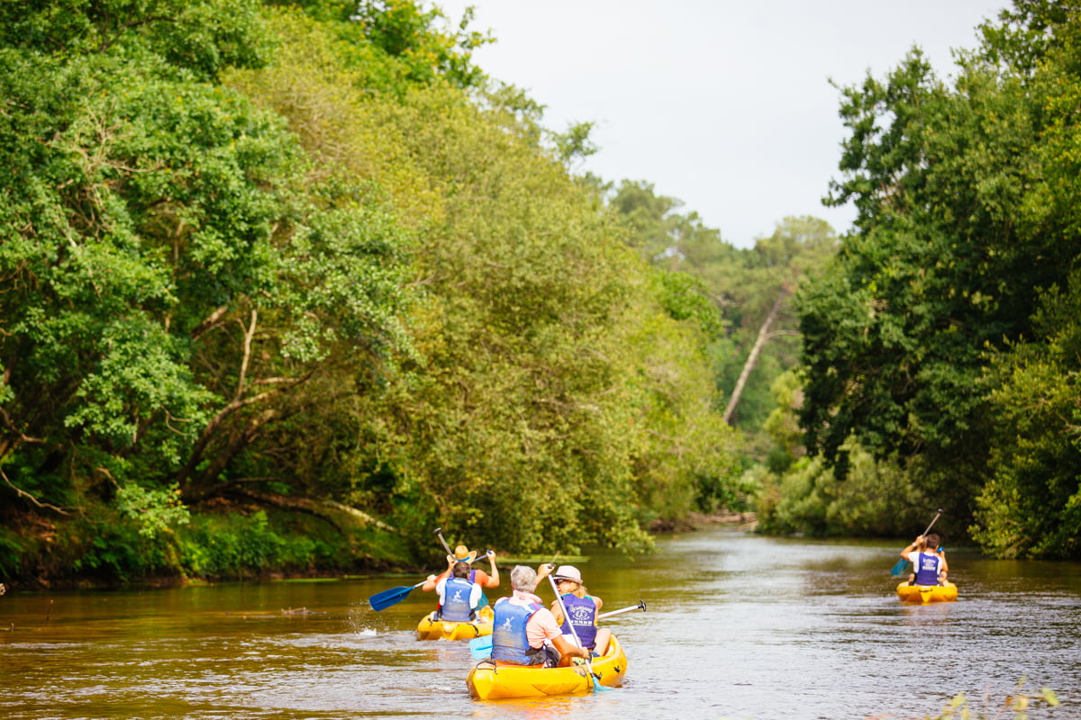 Week-end fun entre potes au Cœur du Bassin - canoe SIBA agence les conteurs 5 - Bassin d'Arcachon