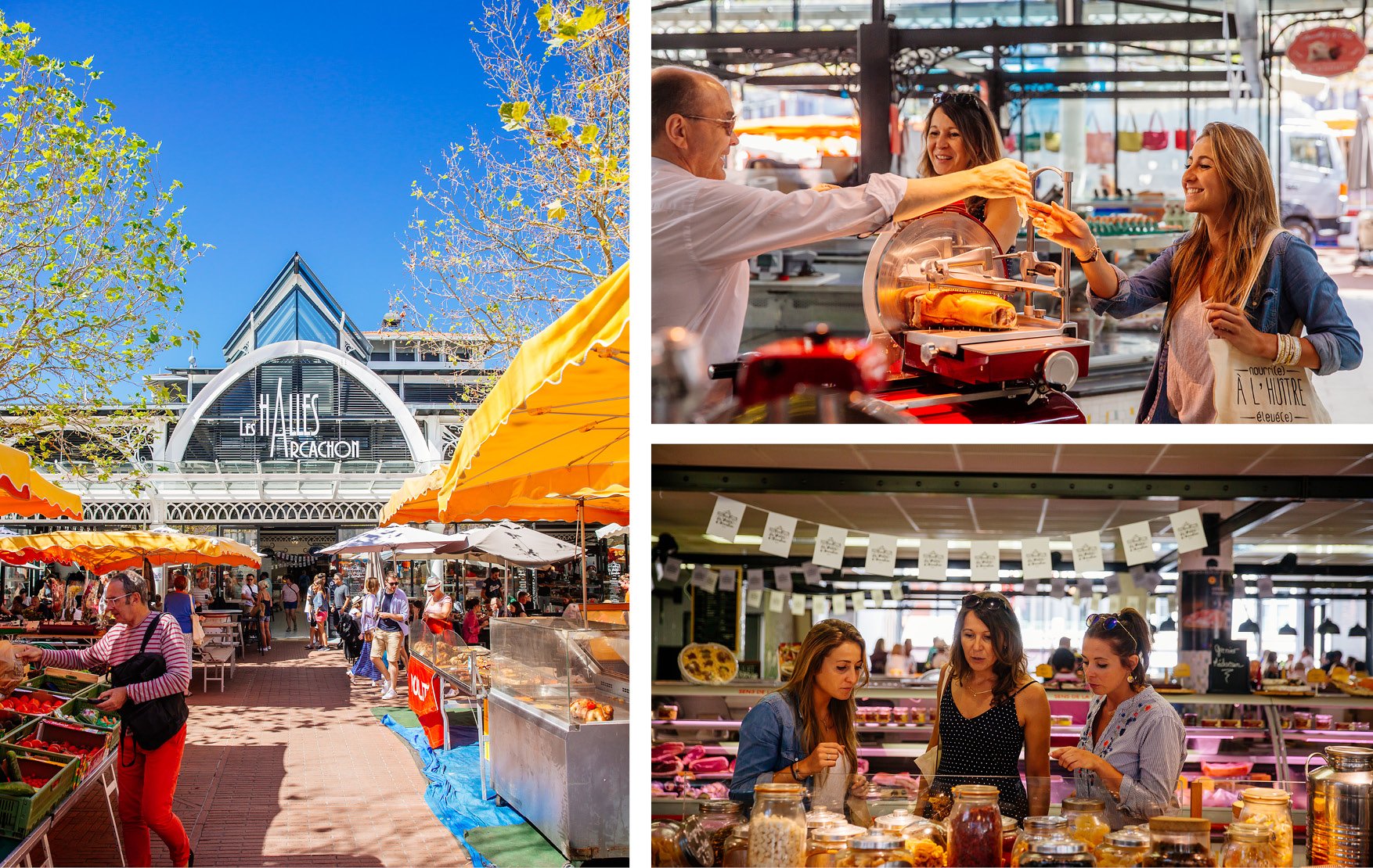 Déconnexion : shopping thérapie à Arcachon - halles darcachon marché - Bassin d'Arcachon