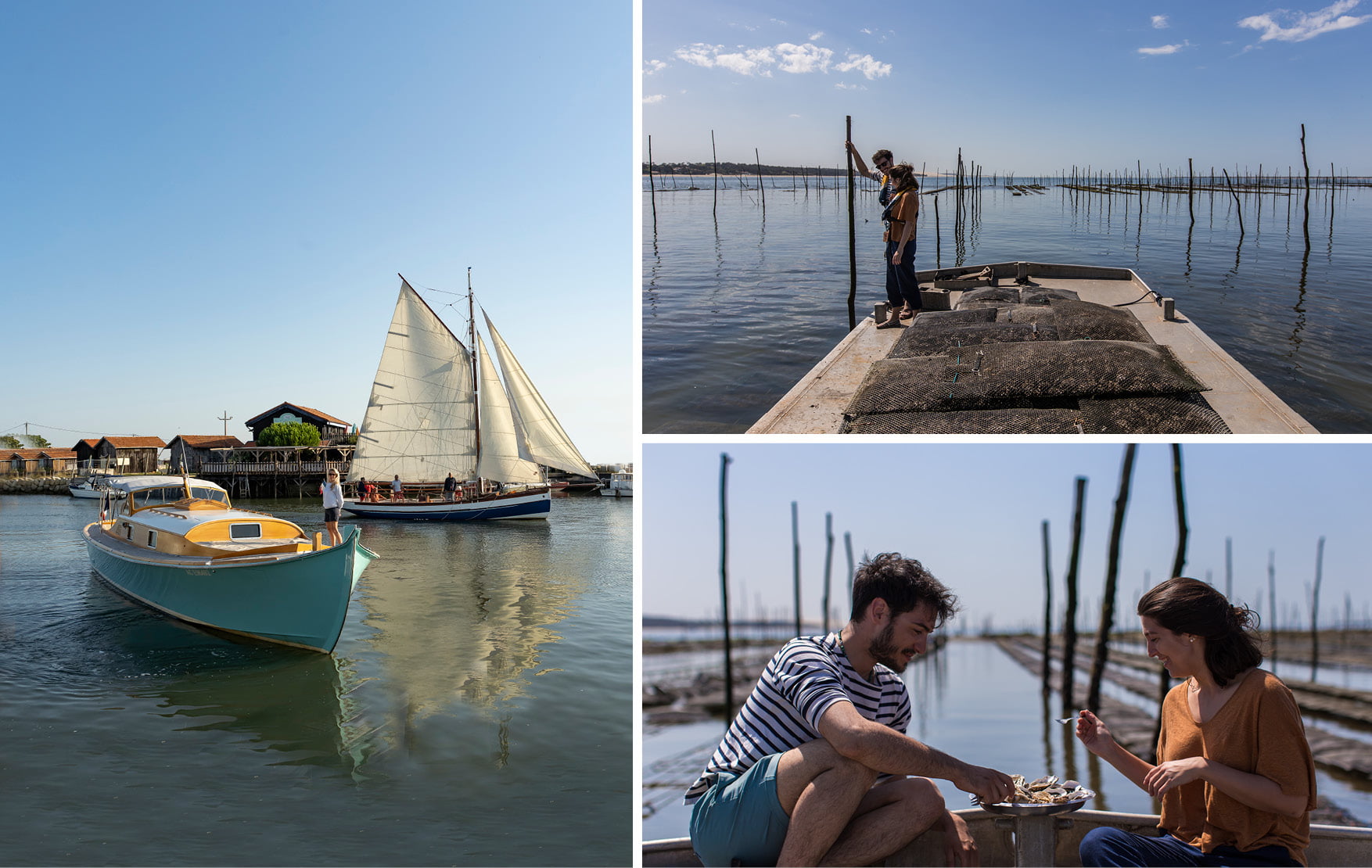 Le Bassin au fil de l'eau - en plate ou pinasse sur le Bassin - Bassin d'Arcachon