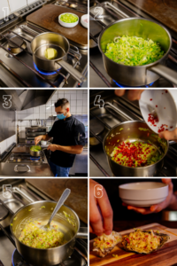 Les huîtres s’invitent à l’apéro ! - huitres poireaux chorizo - Bassin d'Arcachon