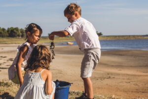 Le Domaine de Certes et de Graveyron - Peche a pied marée basse coeur du bassin - Bassin d'Arcachon