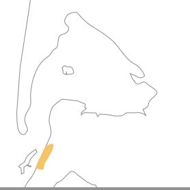 La Dune du Pilat - mini map dune pilat - Bassin d'Arcachon