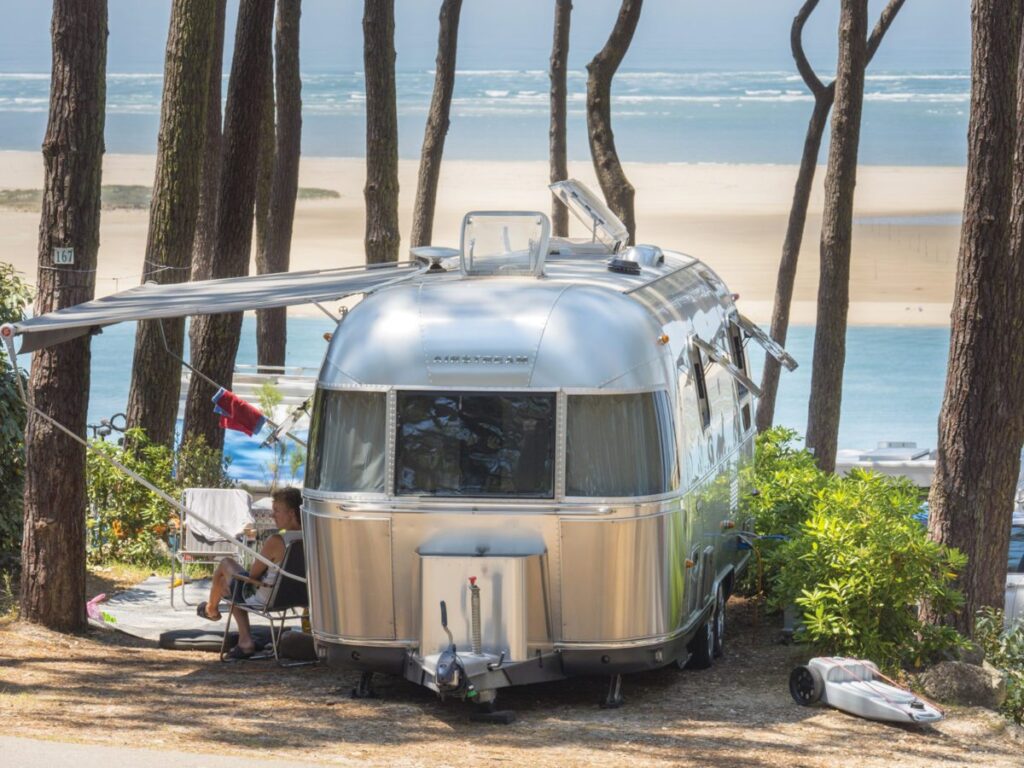Où dormir - Camping Panorama du Pyla Caravane airstream - Bassin d'Arcachon