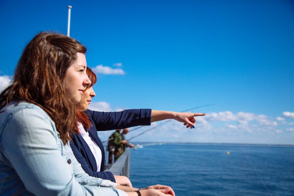 La jetée Croix des Marins à Arcachon