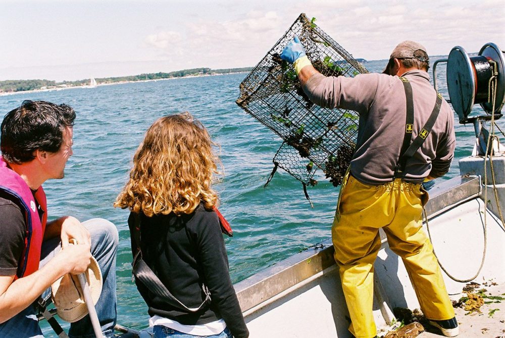 Rencontre avec un pêcheur sur le Bassin d'Arcachon