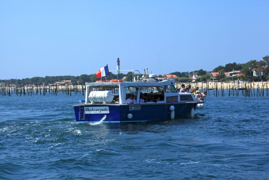 Itinéraire Arcachon > Cap Ferret - navettes maritimes bassin arcachon section - Bassin d'Arcachon