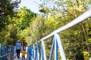 Balade en famille dans le quartier de La Ville d'Hiver à Arcachon