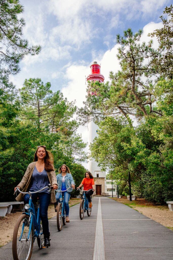 phare du cap ferret en vélo