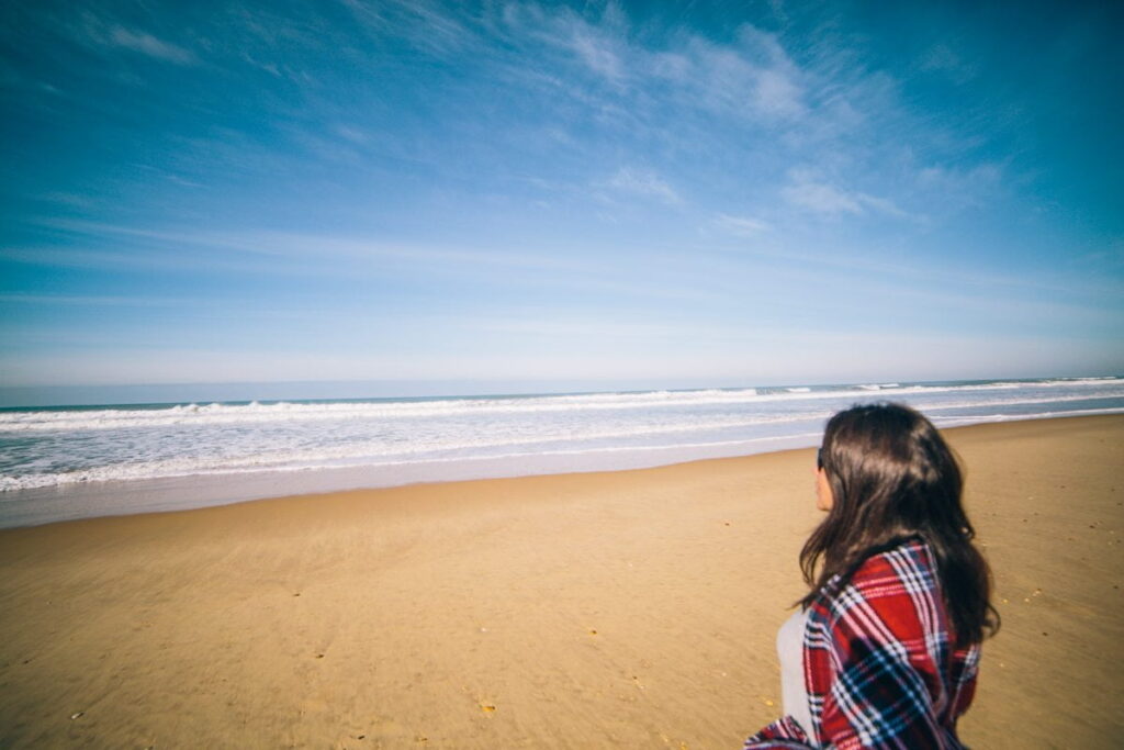 Lège-Cap Ferret - plage horizon balade hiver 24 - Bassin d'Arcachon
