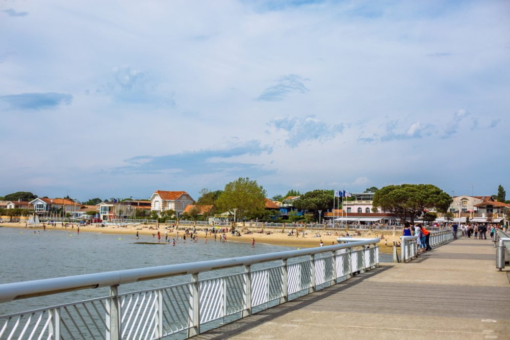 Vue depuis la jetée d'Andernos