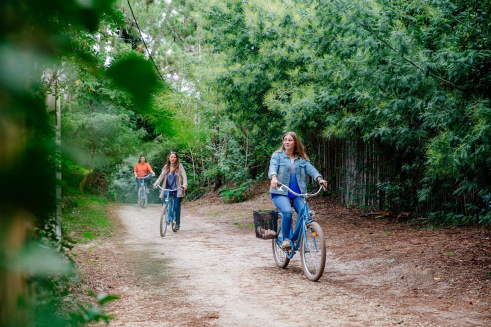 Vélo dans la forêt du Cap Ferret