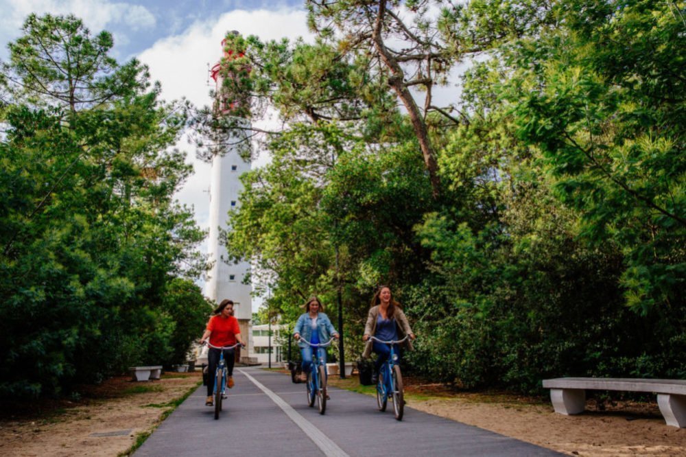 Vélo au phare du Cap Ferret