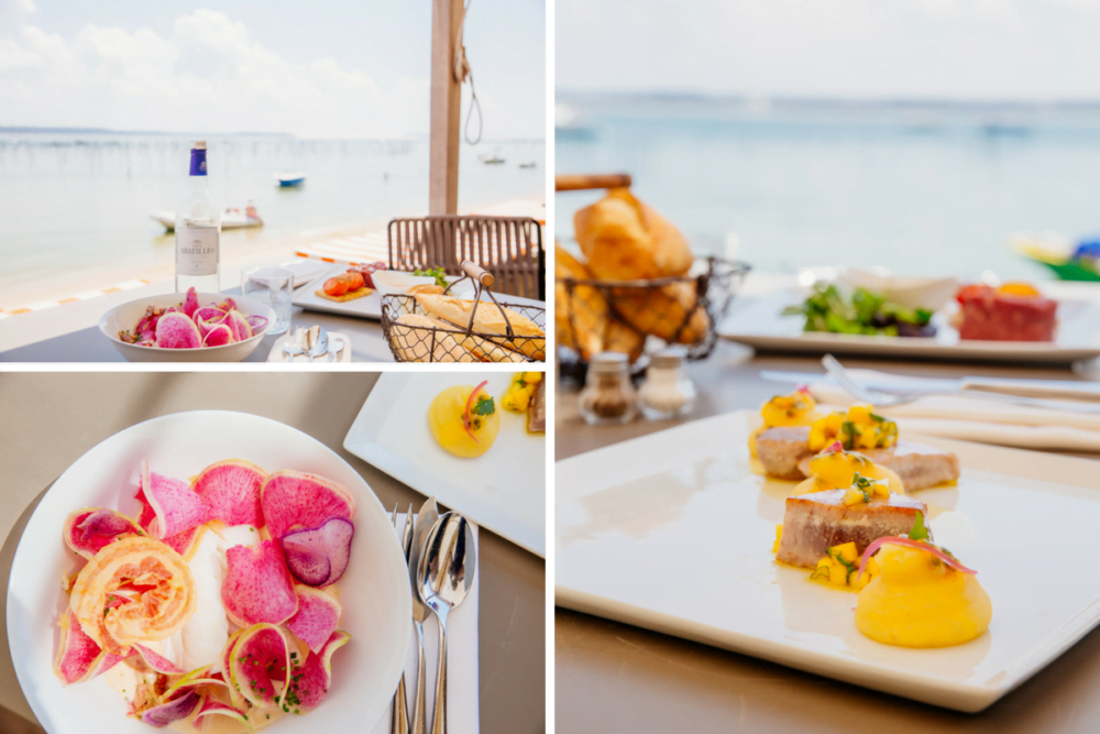 Déjeuner au Pinasse Café au Cap Ferret