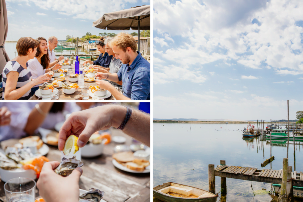 Dégustation d'huîtres avec Cap Gourmand au Cap Ferret