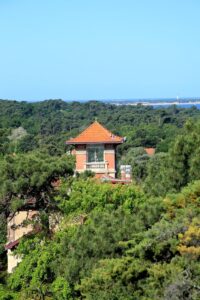 La Ville d’Hiver d'Arcachon - Vue depuis lobservatoire Ste Cécile - Bassin d'Arcachon