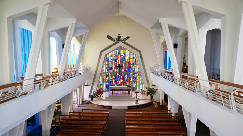 Itinéraire Arcachon > Cap Ferret - eglise notre dame des flots cap ferret 1 - Bassin d'Arcachon