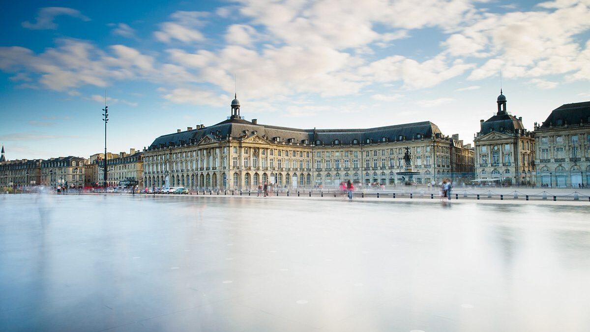 Le miroir d'eau à Bordeaux