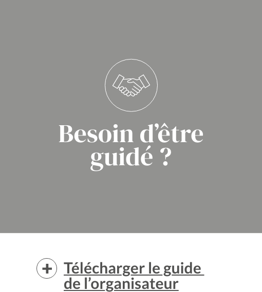 Besoin d'être guidé? 