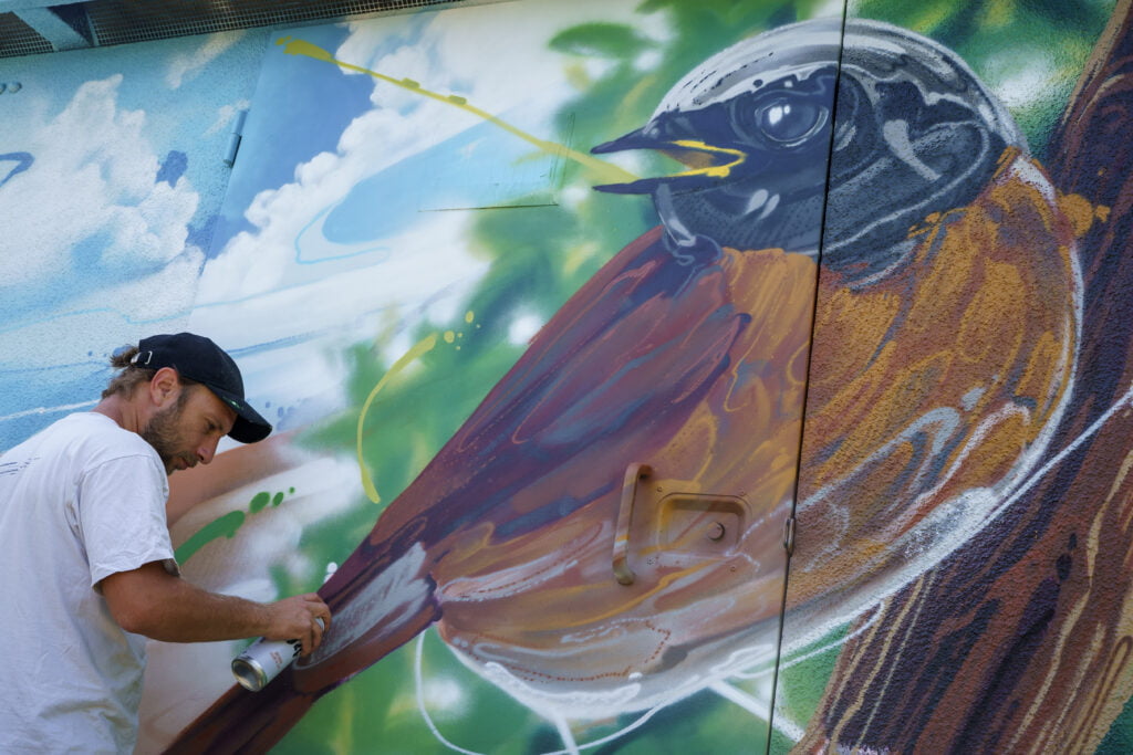 La saison de la culture : c'est toute l'année sur le Bassin d'Arcachon ! - Street art 2023 ©Pleine ouverture 118 - Bassin d'Arcachon